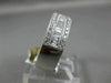 .75CT ROUND & BAGUETTE DIAMOND 18KT WHITE GOLD 3D SEMI ETERNITY ANNIVERSARY RING