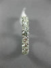 ESTATE 3.5CT DIAMOND 14K WHITE GOLD 3D SHARED PRONG ETERNITY WEDDING RING 21838