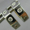 ESTATE .25CT DIAMOND 14K WHITE & YELLOW GOLD CLASSIC HUGGIE HOOP EARRINGS #6236