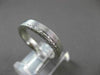 ANTIQUE 18KT WHITE GOLD 3D FILIGREE ETERNITY WEDDING ANNIVERSARY RING #23367