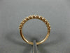 ESTATE .43CT DIAMOND 14KT ROSE GOLD 3D CLASSIC SEMI ETERNITY ANNIVERSARY RING