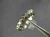 ESTATE .55CT DIAMOND 14K WHITE GOLD 7 STONE CLAW WEDDING ANNIVERSARY RING #6437