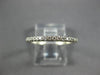 ESTATE .36CT DIAMOND 14K WHITE GOLD CLASSIC ROUND SEMI ETERNITY ANNIVERSARY RING