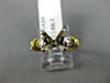 ESTATE .42CT BAGUETTE DIAMOND 18K TWO TONE GOLD SEMI MOUNT ENGAGEMENT RING #1039