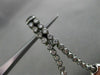 ESTATE LARGE 1.20CT DIAMOND 14KT WHITE & BLACK GOLD 3D ETOILE HANGING EARRINGS