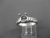 ESTATE .55CT DIAMOND 14KT WHITE GOLD LUCIDA SEMI MOUNT ENGAGEMENT RING #18223