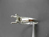 ESTATE .65CT DIAMOND 18KT WHITE GOLD BAGUETTE SEMI MOUNT ENGAGEMENT RING #16577