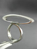 ESTATE MASSIVE 1.06CT DIAMOND 14KT WHITE GOLD 3 ROW CONVERSATIONAL FUTURIST RING