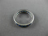 ESTATE 1.20CT AAA ROUND SAPPHIRE 14KT WHITE GOLD 3D CHANNEL ETERNITY RING #22442