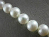 ESTATE 925 SILVER AAA SOUTH SEA PEARL 3D SINGLE STRAND FLOWER NECKLACE #25828