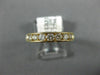ESTATE 1.0CT DIAMOND 14KT YELLOW GOLD ROUND CHANNEL COMFORT FIT ANNIVERSARY RING