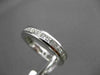 ESTATE 1.45CT DIAMOND 14KT WHITE GOLD PRINCESS CUT CHANNEL ETERNITY RING 3mm