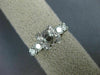 ANTIQUE .55CT DIAMOND PLATINUM 3D ROUND FISHTAIL SEMI MOUNT ENGAGEMENT #21989