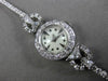 ANTIQUE LARGE 2.50CT OLD MINE MULTI SHAPE DIAMOND PLATINUM LADIES WATCH #2941