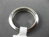 ESTATE .99CT ROUND & PRINCESS DIAMOND 14K WHITE GOLD 3D WEDDING ANNIVERSARY RING