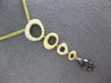 LARGE 1.8CT DIAMOND AAA SMOKY TOPAZ 18K YELLOW GOLD LARIAT MULTI STRAND NECKLACE