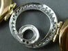 ESTATE EXTRA LARGE 1.10CT DIAMOND 18KT WHITE & ROSE GOLD CIRCULAR SWIRL BRACELET