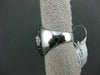 ESTATE LARGE 2.47CT BLACK & WHITE DIAMOND 18KT WHITE & BLACK GOLD FLOWER RING