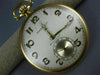 ANTIQUE LARGE TIFFANY & CO. SWITZERLAND 18KT YELLOW GOLD 3D POCKET WATCH #26596