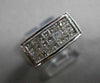 ESTATE WIDE 1.25CT PRINCESS CUT DIAMOND 18KT WHITE GOLD INVISIBLE RING #9321