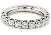 WIDE 1.74CT DIAMOND 18KT WHITE GOLD ROUND 3/4 ETERNITY WEDDING ANNIVERSARY RING