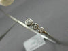 ESTATE .1CT DIAMOND & AAA SOUTH SEA PEARL 18K WHITE GOLD JOURNEY BANGLE BRACELET