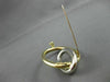 ESTATE LARGE 14KT WHITE & YELLOW GOLD OVAL ABSTRACT BROOCH PIN BEAUTIFUL! #22513