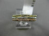 ESTATE .26CT DIAMOND 14KT WHITE YELLOW & ROSE GOLD 3D STACKABLE FLOWER RING BAND