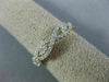 ESTATE .33CT DIAMOND 14KT YELLOW GOLD 3D INFINITY SEMI ETERNITY ANNIVERSARY RING