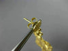ESTATE LARGE 14KT YELLOW GOLD 3D FLOWER FILIGREE LOVE HANGING EARRINGS #21557