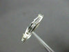 ANTIQUE .17CT DIAMOND 14K W GOLD 3 STONE BAGUETTE & ROUND ANNIVERSARY RING #7390