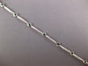 2.30CT DIAMOND & AAA EMERALD 14KT WHITE GOLD 3D ROUND BEZEL LOVE TENNIS BRACELET
