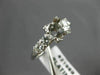 ANTIQUE .55CT DIAMOND PLATINUM 3D ROUND FISHTAIL SEMI MOUNT ENGAGEMENT #21989