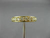 .77CT DIAMOND 14KT YELLOW GOLD 3D CLASSIC SEMI ETERNITY WEDDING ANNIVERSARY RING