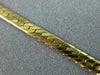 ESTATE LONG 14KT YELLOW GOLD 3D CLASSIC HERRINGBONE CHAIN BRACELET #25321