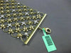 LARGE & LONG 1.30CT DIAMOND 18KT 2 TONE GOLD 3D MULTI ROW FLOWER ETOLIE BRACELET