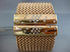 ESTATE EXTRA LARGE 1.50CT DIAMOND 14K ROSE GOLD MULTI ROW ETOILE BANGLE BRACELET