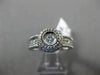 ESTATE .25CT OLD MINE DIAMOND 18KT WHITE GOLD FILIGREE MILGRAIN ENGAGEMENT RING