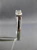 ESTATE 1.95CT ROUND & BAGUETTE DIAMOND 14K WHITE GOLD 3D ANNIVERSARY RING #20670