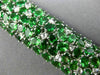 ESTATE MASSIVE 40.02CT DIAMOND & TSAVORITE 18K WHITE GOLD 3D GRADUATING BRACELET