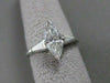 ESTATE 1.51CTW MARQUISE DIAMOND PLATINUM CLASSIC ENGAGEMENT RING EGL USA #18830