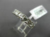 ESTATE 2.16CT ASHER CUT DIAMOND 18KT WHITE GOLD 7 STONE WEDDING ANNIVERSARY RING