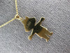 ESTATE 14KT TRI COLOR GOLD 3D CLASSIC HANDCRAFTED BABY GIRL CHARM PENDANT #27421