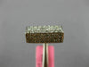 ESTATE 1.16CT DIAMOND WHITE GOLD 3D CLASSIC FUN FLAME RECTANGULAR LOVE RING