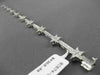 ESTATE WIDE 1.25CT DIAMOND 14KT WHITE GOLD STAR FILIGREE BRACELET BEAUTIFUL!!