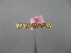 ESTATE .45CT ROUND DIAMOND 18KT ROSE GOLD 3D FILIGREE MILGRAIN ETERNITY RING 2mm