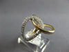 ESTATE .31CT DIAMOND 14KT WHITE & YELLOW GOLD 3D CLASSIC LOVE KNOT FUN LOVE RING