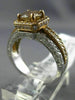 2.1CT WHITE & CHOCOLATE FANCY DIAMOND 14K WHITE & ROSE GOLD HALO ENGAGEMENT RING