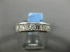 ESTATE 1.0CT DIAMOND 14KT WHITE GOLD 3D CHANNEL SEMI ETERNITY ANNIVERSARY RING