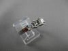 ESTATE .36CT DIAMOND 14KT WHITE GOLD 3 STONE SEMI MOUNT ENGAGEMENT RING #18608